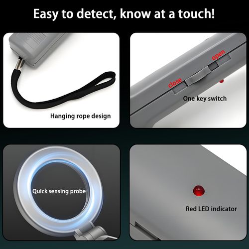 🔥HOT SALE🔥 COD！    Metal Detector,180°Rotating Probe,Built-in Sensing Wire Enclosure,Convenient to Carry,ABS Material,Suitable for Outdoor Treasure Hunting in Multiple Scenarios