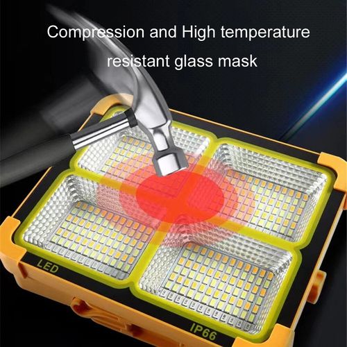 🔥HOT SALE🔥 COD！Solar Portable Rechargeable Work Light,16500mAh 120W Magnetic Flood Battery Work Light Outedoor LED Camping Lights Waterproof for Job Site Repair,Camping, Hiking, Emergency