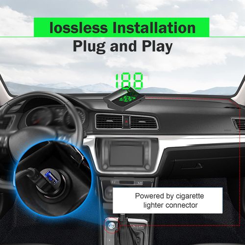 🔥Hot Seller🔥 COD！Heads Up Display for Cars for Audi RS , Windshield Speedometer Projector with Projection Reflector Digital Speedometer
