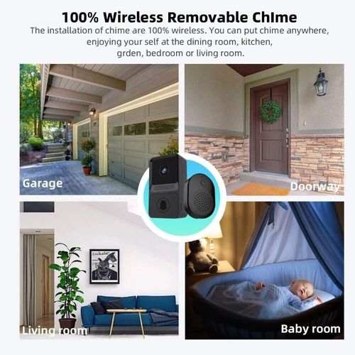 Wireless Video Doorbell Camera Kenya 1080P Smart WiFi Doorbell with Night Vision Two Way Audio Home Security