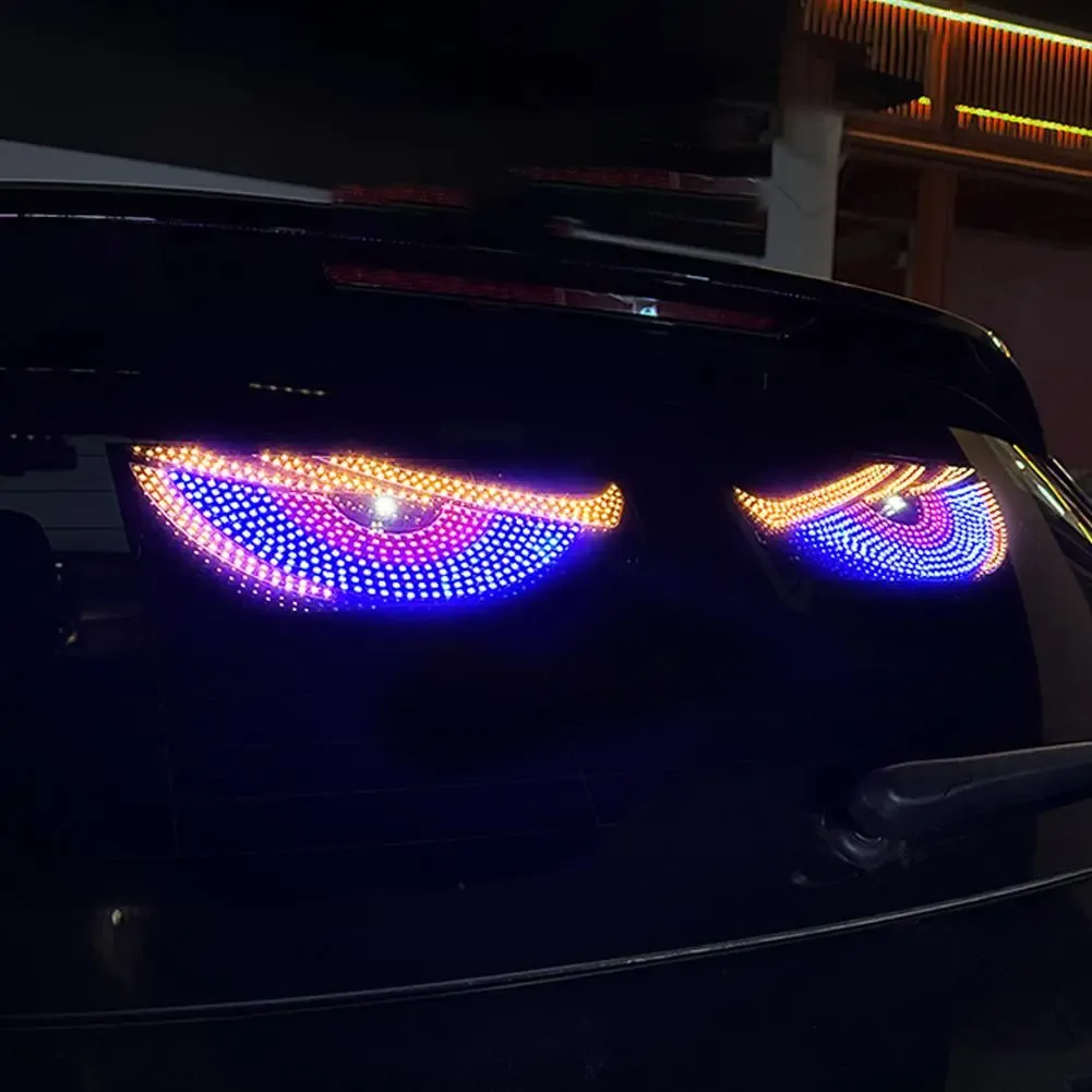 LED Devil Eye Car Light Kenya Multi Mode Windshield LED Light for Cars Trucks SUV Night Driving Decoration