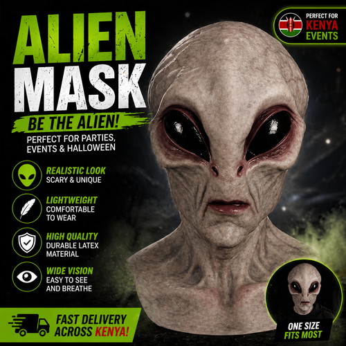 Realistic Alien Mask for Halloween Party Cosplay and Prank in Kenya