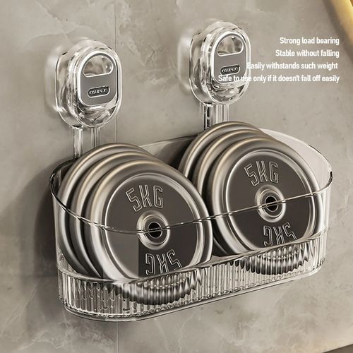 Wall Mounted Suction Storage Basket Organizer For Bathroom And Kitchen Space Saving Solution Kenya