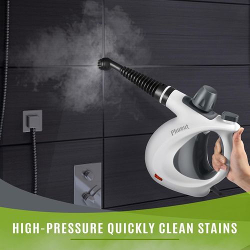 🔥Hot Seller🔥 COD！Pressurized Handheld Multi-Surface Natural Steam Cleaner with 12 pcs Accessories, Multi-Purpose Steamer for Home Use, Steamer for Cleaning Floor, Upholstery, Grout and Car