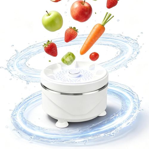 🔥Hot Seller🔥 COD！Waterproof Fruit and Vegetable Cleaner with Titanium Electrolysis Purification for Home Kitchen - Portable Produce Cleaner Device