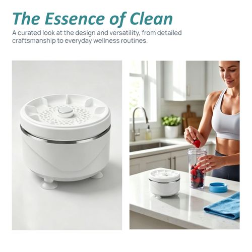 🔥Hot Seller🔥 COD！Waterproof Fruit and Vegetable Cleaner with Titanium Electrolysis Purification for Home Kitchen - Portable Produce Cleaner Device