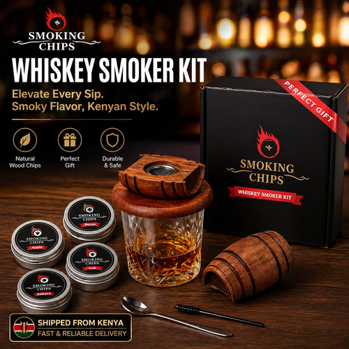 Home Bar Whiskey Smoker Kit – Premium Drink Smoker With 4 Natural Wood Flavors | Pay On Delivery Kenya