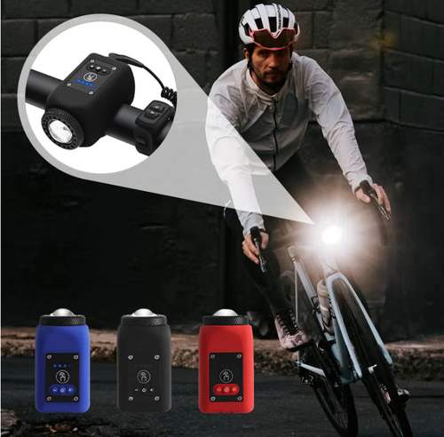 🔥Outdoor Waterproof Bike Headlight with Horn