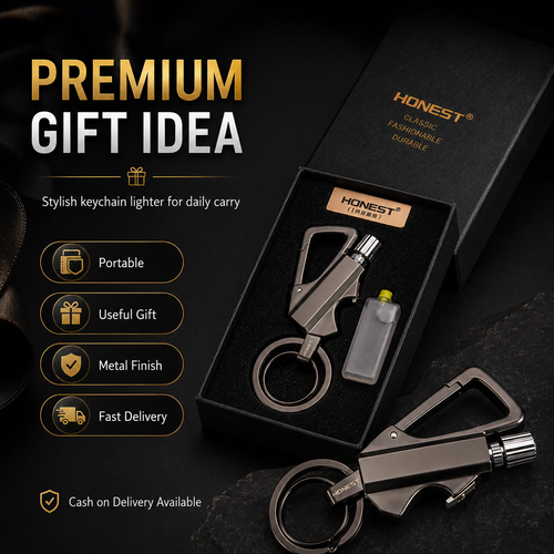 3-in-1 Metal Keychain Lighter with Bottle Opener | COD