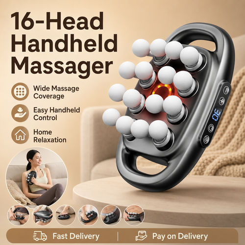 16-Head Electric Body Massager for Full Body Relaxation