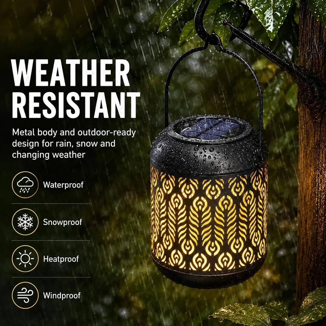 Waterproof outdoor decorative lights, perfect birthday gifts for mom, women, grandma and wife, suitable for patio, lawn and table decoration, free shipping and cash on delivery