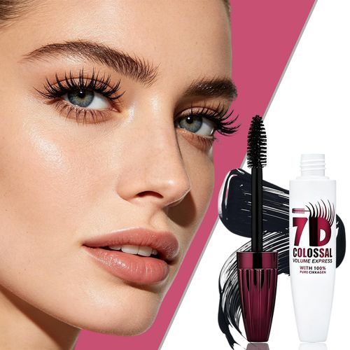 7D waterproof volume mascara features long-lasting, smudge-proof performance. It creates natural curl and thick eyelashes, easy to apply for daily eye makeup, free shipping and cash on delivery.