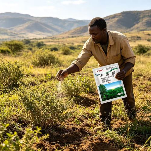 Herbicide with cyclohexazinone formula available in granule and powder forms. It clears wasteland, removes bamboos, eliminates weeds and cures plant root rot, widely used for farmland and garden maintenance, free shipping and cash on delivery.
