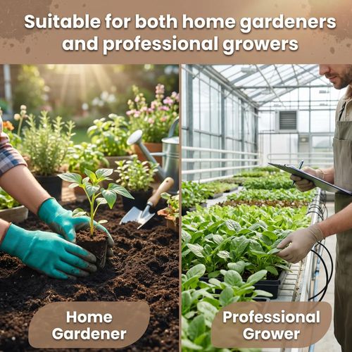 Natural organic soil activator works as soil conditioner and amendment. It optimizes soil structure and boosts nutrient absorption, fit for all indoor and outdoor plants, free shipping and cash on delivery.