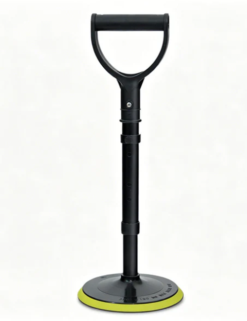 Elderly adjustable standing assist cane