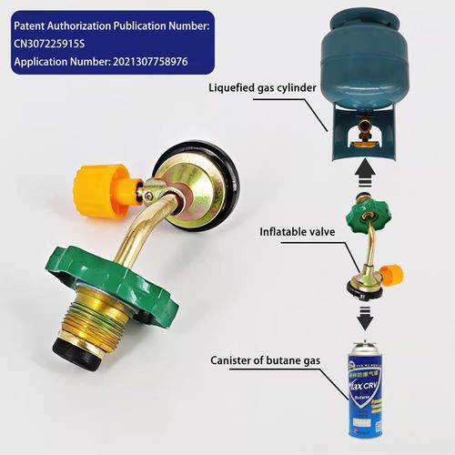 Sturdy zinc alloy & copper cylinder refill adapter built with pressure release valve, safe and reliable for gas transfer work, free shipping and cash on delivery.
