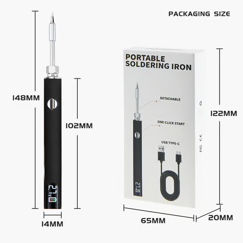 Portable Digital Display Soldering Iron Kit
