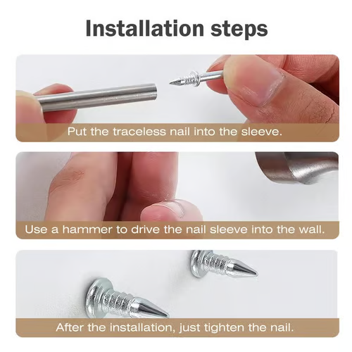 Seamless double-sided skirt-edge nail stickers, traceless (100 pieces, including packaging).