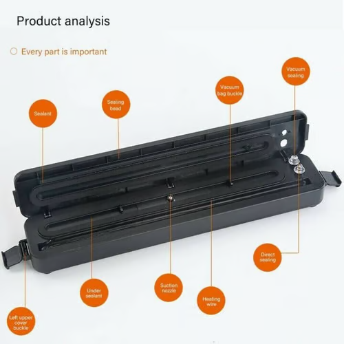 Automatic vacuum packaging machine (including 100 vacuum bags)