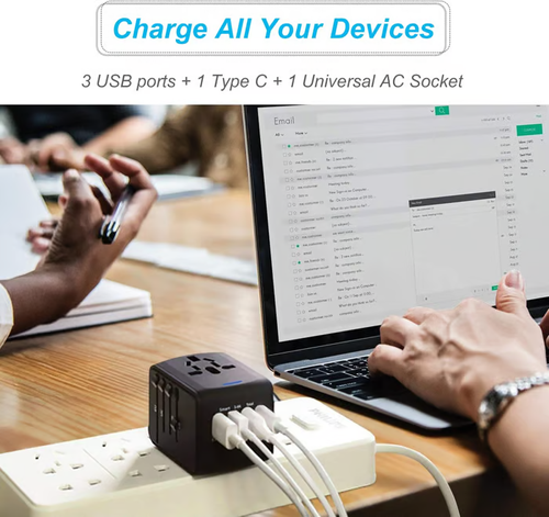 Multifunctional Universal Travel Adapter