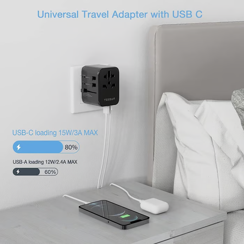 Multifunctional Universal Travel Adapter
