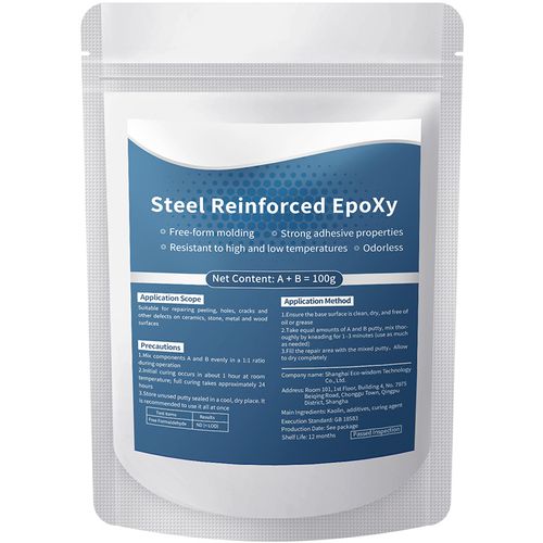 100g Fast Curing Epoxy Putty Two Part High Strength Repair Filler Clay, Multipurpose Adhesive Putty for Sculpting Modeling Crafting Bonding Plastic Metal Ceramic Wood Tile Glass Buy 1 Get 5