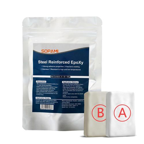 100g Fast Curing Epoxy Putty Two Part High Strength Repair Filler Clay, Multipurpose Adhesive Putty for Sculpting Modeling Crafting Bonding Plastic Metal Ceramic Wood Tile Glass Buy 1 Get 5