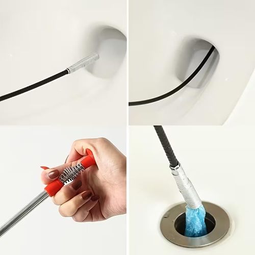3 Meter Flexible Claw Pickup Grabber Tool, Retractable Drain Hair Remover and Toilet Clog Cleaner for Sink Drain Debris Removal Buy 1 Get 10