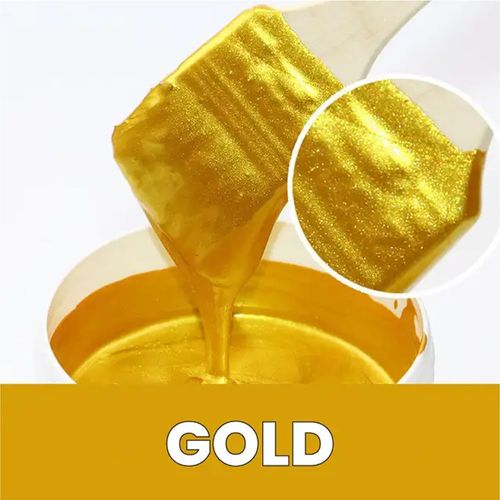 Water-Based Metallic Gold Paint and Gilding Adhesive, Weather Resistant Non-Fading Acrylic Craft Gold Leaf Varnish Suitable for Furniture Wood Metal Canvas DIY Art Supplies Buy 1 Get 2