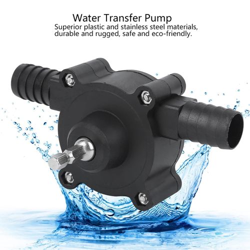 Self Priming Electric Drill Powered Pump Attachment, Portable Mini Centrifugal Pump for Water Fuel and Various Fluid Transfer Buy 1 Get 2
