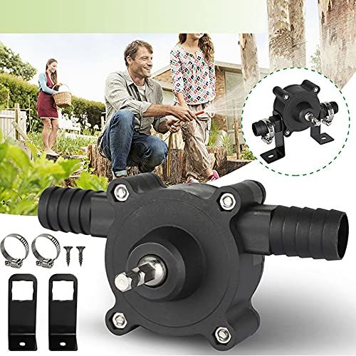 Self Priming Electric Drill Powered Pump Attachment, Portable Mini Centrifugal Pump for Water Fuel and Various Fluid Transfer Buy 1 Get 2