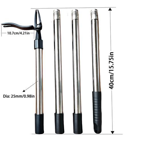 Long Handle Stand Up Weed Puller with 4-Claw Steel Head, Labor Saving Root Extractor No Bending or Kneeling for Lawn Dandelion Removal, Perfect Gift for Father Grandpa Husband and Men