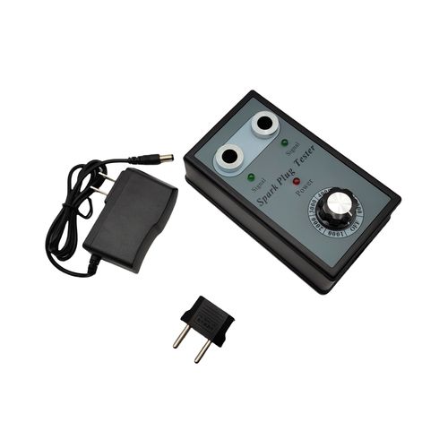 Adjustable Double Hole Spark Plug Tester, Automotive Ignition Plug Analyzer Detector, Professional Testing Tool for Car Spark Plug and Ignition System Inspection