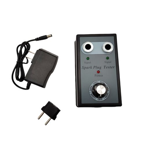 Adjustable Double Hole Spark Plug Tester, Automotive Ignition Plug Analyzer Detector, Professional Testing Tool for Car Spark Plug and Ignition System Inspection
