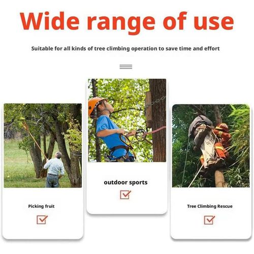 Heavy Duty Tree Climbing Spikes Shoes, Secure Pole Climbing Stairs Equipment, Durable Tree Climbing Accessory Tool for Arborist Tree Pruning Trimming and Outdoor Tree Maintenance Operations