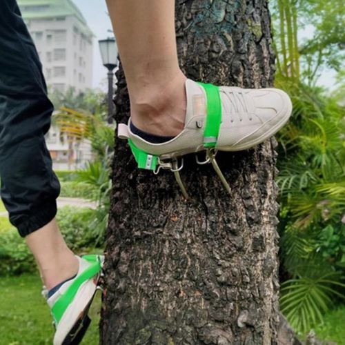 Heavy Duty Tree Climbing Spikes Shoes, Secure Pole Climbing Stairs Equipment, Durable Tree Climbing Accessory Tool for Arborist Tree Pruning Trimming and Outdoor Tree Maintenance Operations
