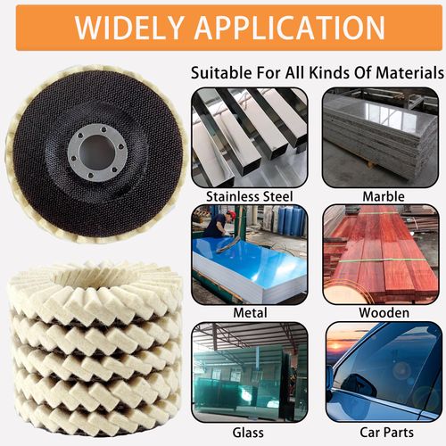 Buy 1 Get 5 Wool Felt Flap Polishing Wheel Discs for Angle Grinder, Buffing and Finishing Metal, Marble, Stone, Furniture and Car Wax, COD Free Shipping and Pay on Delivery