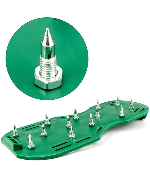 Buy 1 Get 2 Green Lawn Aerator Shoes with Heavy-Duty Straps and Soil Aerating Spikes for Grass, Garden and Yard Care, Easy Lawn Aeration Tool, COD Free Shipping and Pay on Delivery