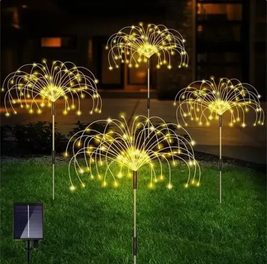 😀Vodotěsné solární zahradní světlo s ohňostrojem Buy one get one free😁| WATERPROOF OUTDOOR LIGHT STRIP
