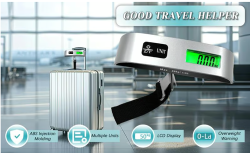 Portable Digital Luggage Scale Accurate Weighing | ELECTRONIC LUGGAGE SCALE