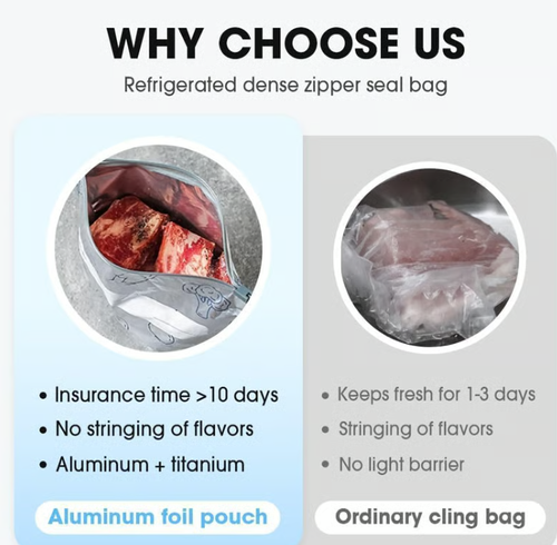 ✨Reusable aluminum foil-sealed storage bags.🌱(Post one, get ten!) REUSABLE ZIPLOCK BAG