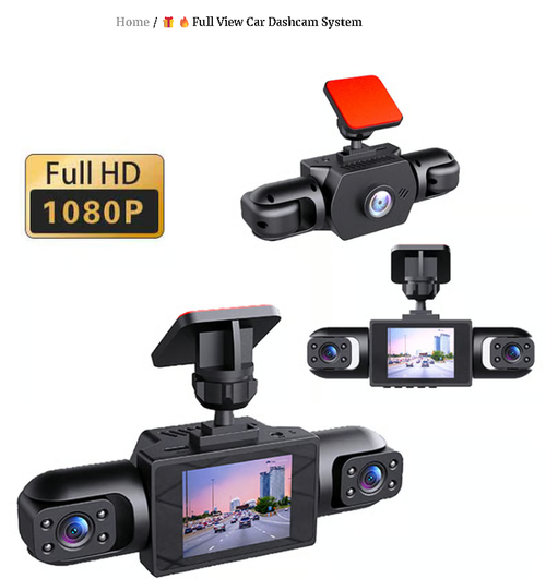 🎁🔥Full View Car Dashcam System Safety is guaranteed. RECORDER
