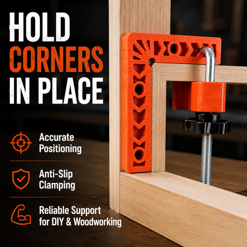 Buy 1 Get 5 4-Inch 90 Degree Right Angle Positioning Squares with Locking Clamps, ABS L-Shaped Corner Ruler for Woodworking, Cabinet Assembly, Picture Frames and Box Joining, COD Free Shipping and Pay on Delivery