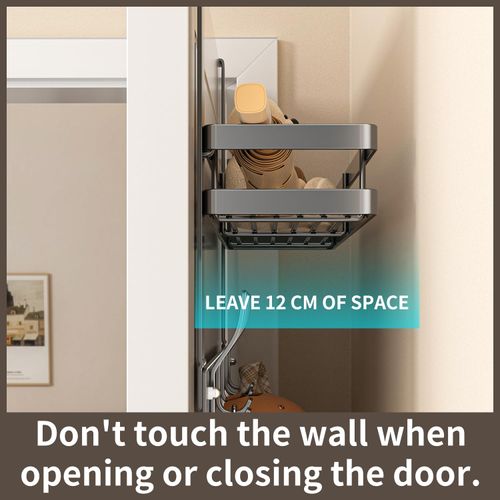 Buy 1 Get 2 Over-Door Coat Racks with Storage Shelf, No-Drill Door-Back Hanging Organizers with 4, 5, 6 or 8 Hooks for Coats, Hats, Bags and Towels, Grey or Black, COD Free Shipping and Pay on Delivery