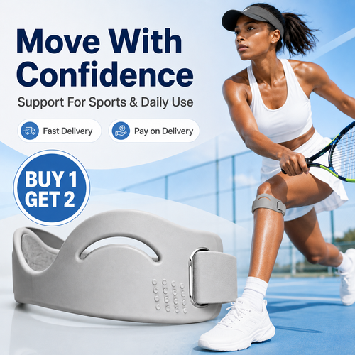 2PCS Set Patella Strap Adjustable Anti-Slip Silicone Knee Brace for Knee Support, Running, Jump Rope, Gym and Sports, Nairobi Stock, COD, Free Shipping, Pay on Delivery