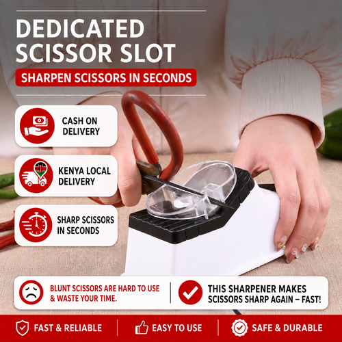 🔥HOT SALE🔥 COD！Electric Knife Sharpener — Portable Kitchen Knife Sharpening Machine with Sharpening Stone for Home Use.Nairobi stock ships within 48H, delivered within 3days