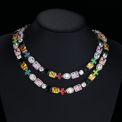 Hip-Hop Cross Necklace