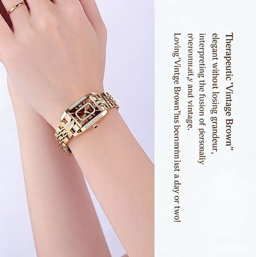 Trendy popular square watch for women, niche quartz, light luxury, fashionable steel strap with butterfly clasp, elegant and waterproof ladies' watc