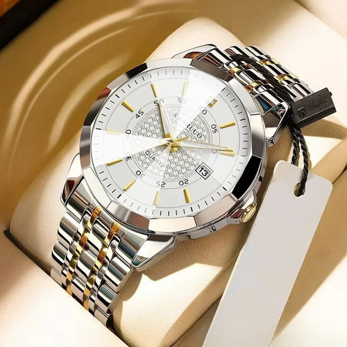 Casaro brand watch, business and fashion single calendar quartz watch, luminous men's watch, men's wristwatch