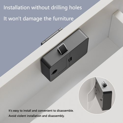 NFC drawer lock, keyless electronic smart wireless locker lock, suitable for home and office.